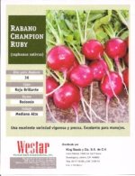 Rábano Ruby Sobre 1 Lb. Promoción 20+1 - Image 3
