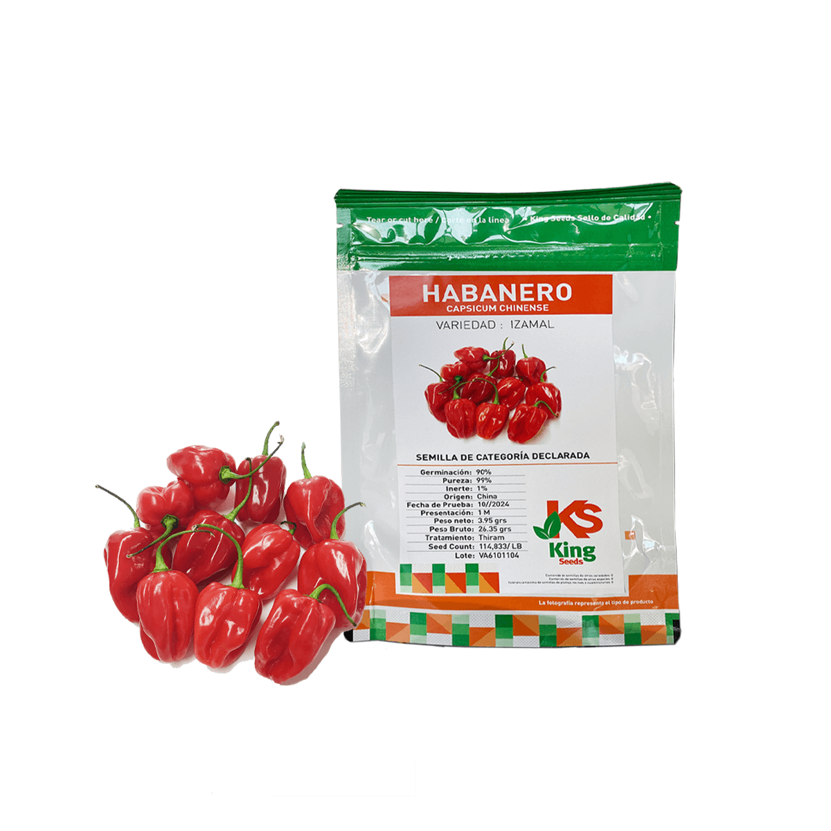 Primerafoto Chile Habanero Izamal Sobre de 5 millares - Image 1